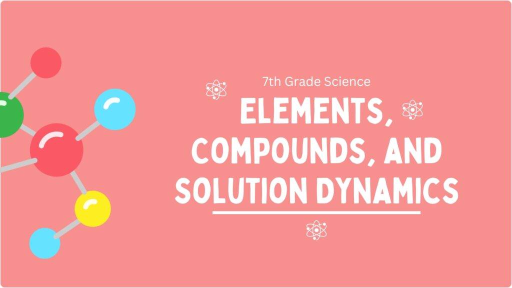 TEKS 7.6A-E - Elements, Compounds, and Solution Dynamics